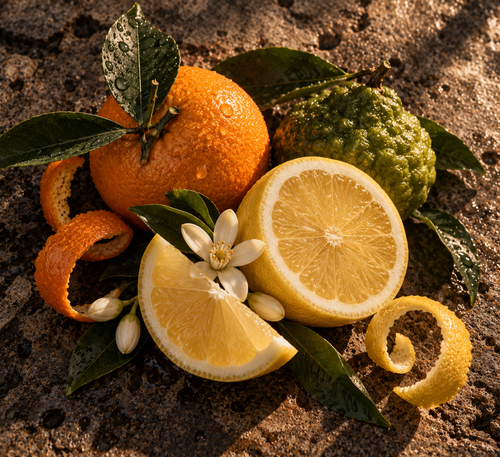 Orange · Bergamotte · Zitrone