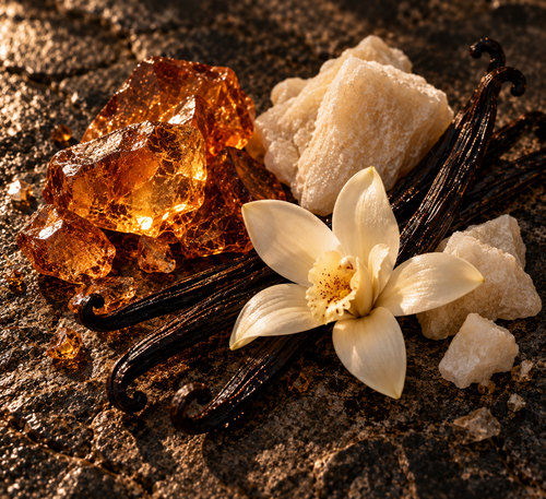Amber · weißer Moschus · Bourbon Vanille